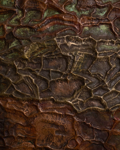 20th Century Bronze Wall Hanging