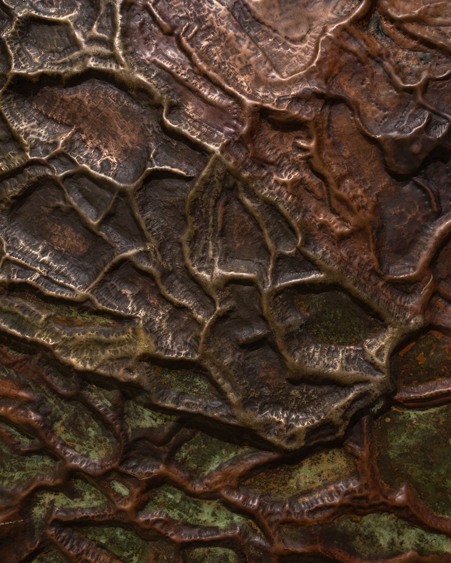 20th Century Bronze Wall Hanging