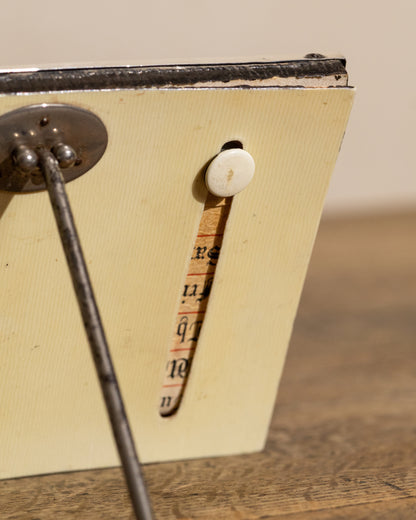 1912 Silver Perpetual Desk Calendar