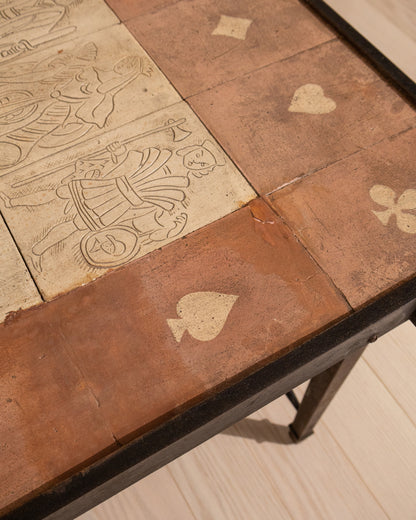 1940s French Wrought Iron Coffee Table in the Style of André Arbus