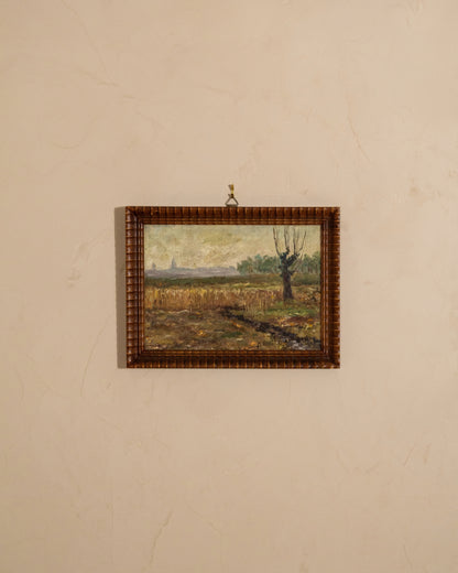 Vintage Impressionist Landscape Painting