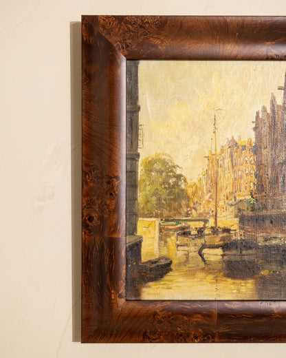 Canal Scene by Hendrik Ten Hoven