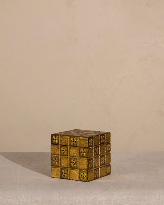 Vintage Italian Florentine-Style Card Box