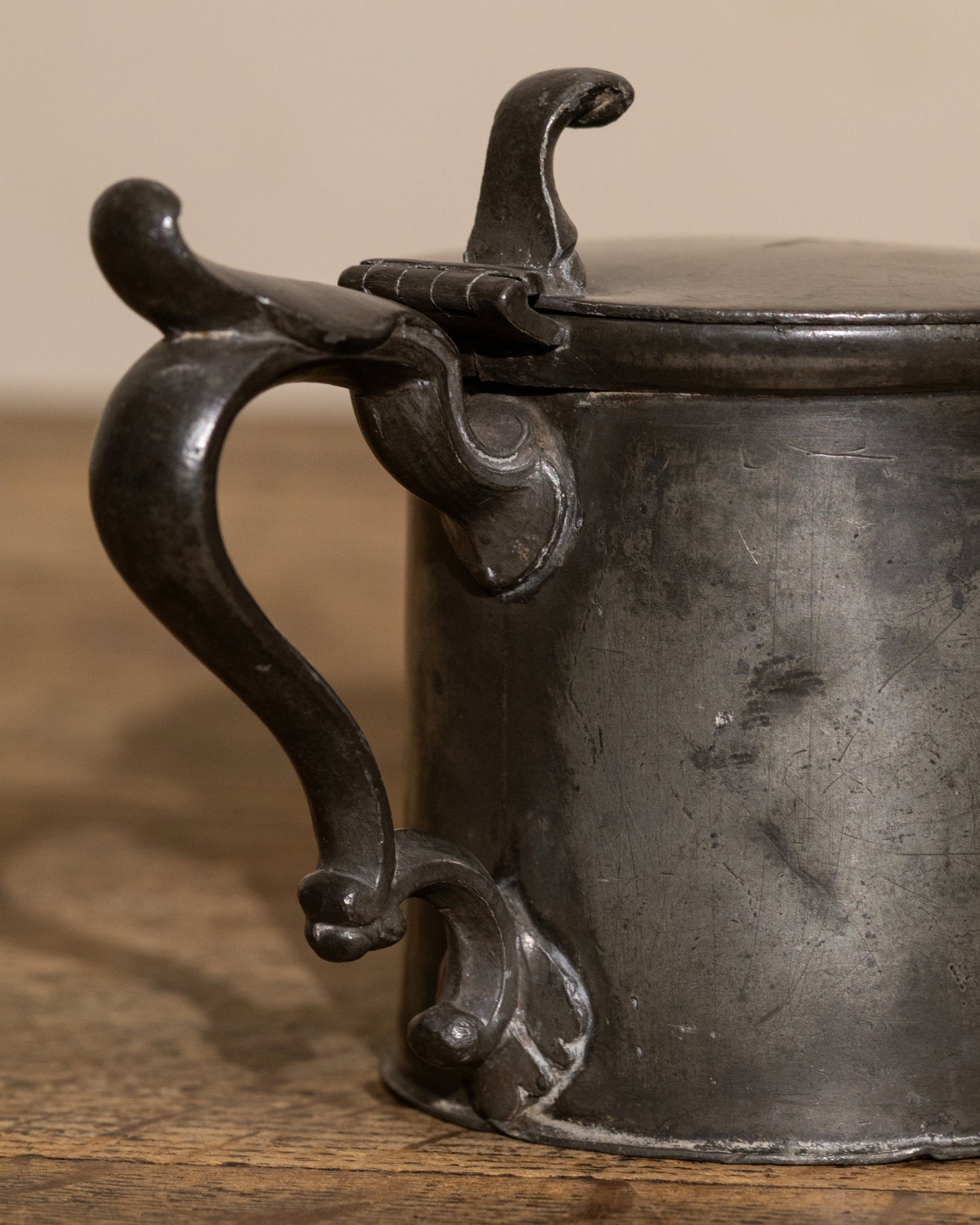 James Dixon & Sons Pewter Mustard Pot