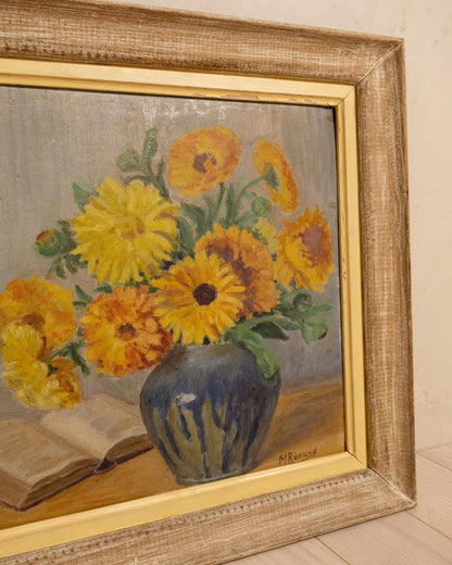1920s French Floral Still Life