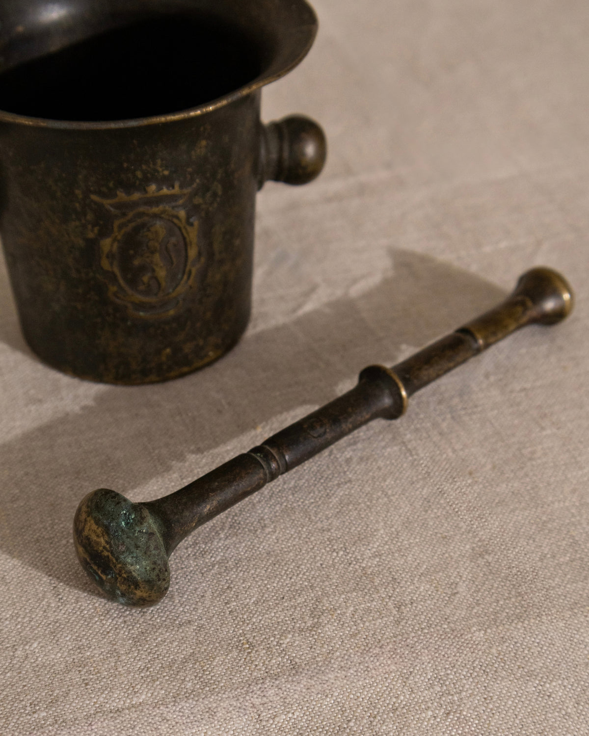 Vintage European Mortar & Pestle