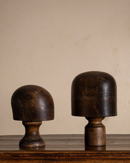 Pair of 1920s Pine Hat Moulds