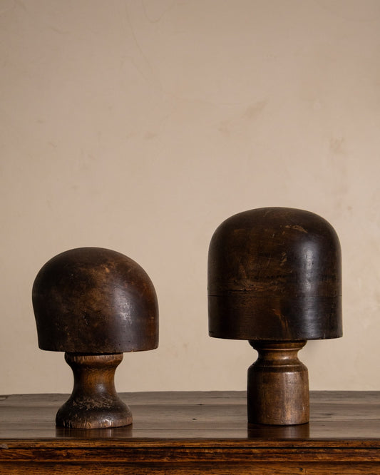 Pair of 1920s Pine Hat Moulds