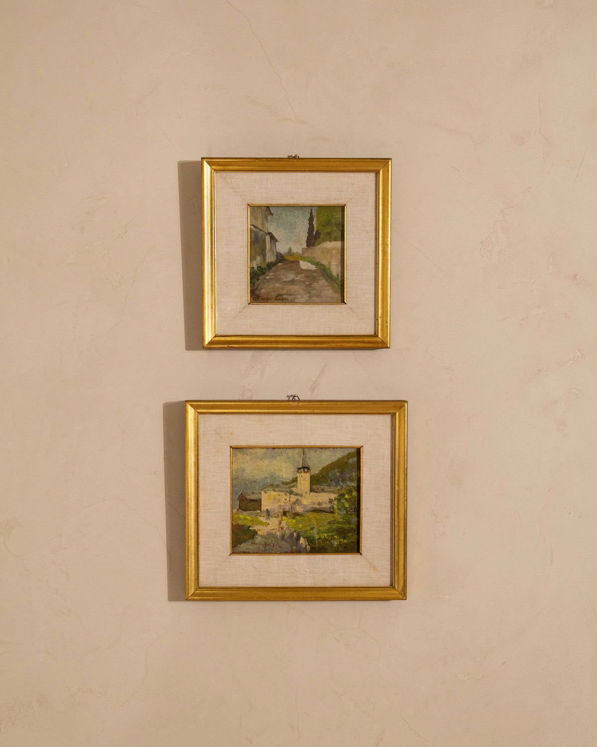 Pair of Vintage Landscape Paintings