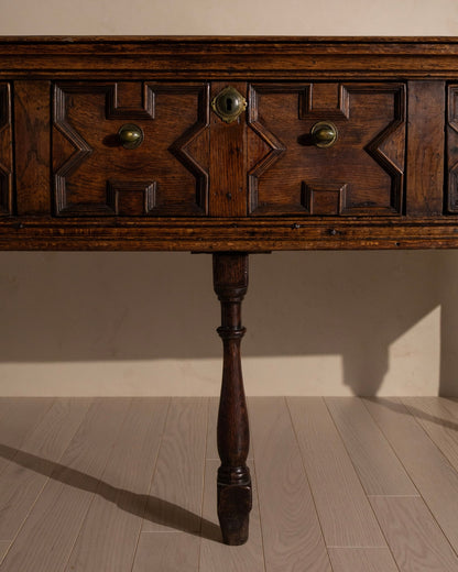18th Century European Oak Console Table