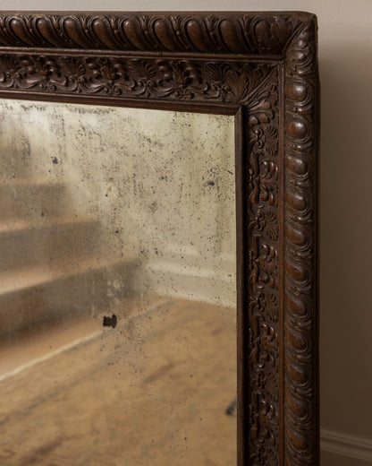 18th Century Italian Carved Wood Mirror