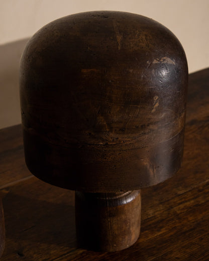 Pair of 1920s Pine Hat Moulds