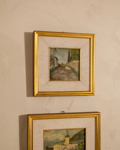 Pair of Vintage Landscape Paintings