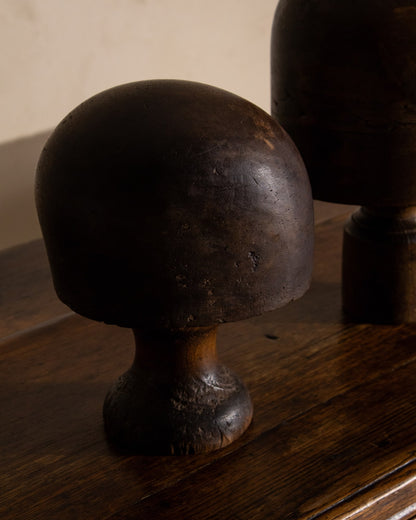 Pair of 1920s Pine Hat Moulds