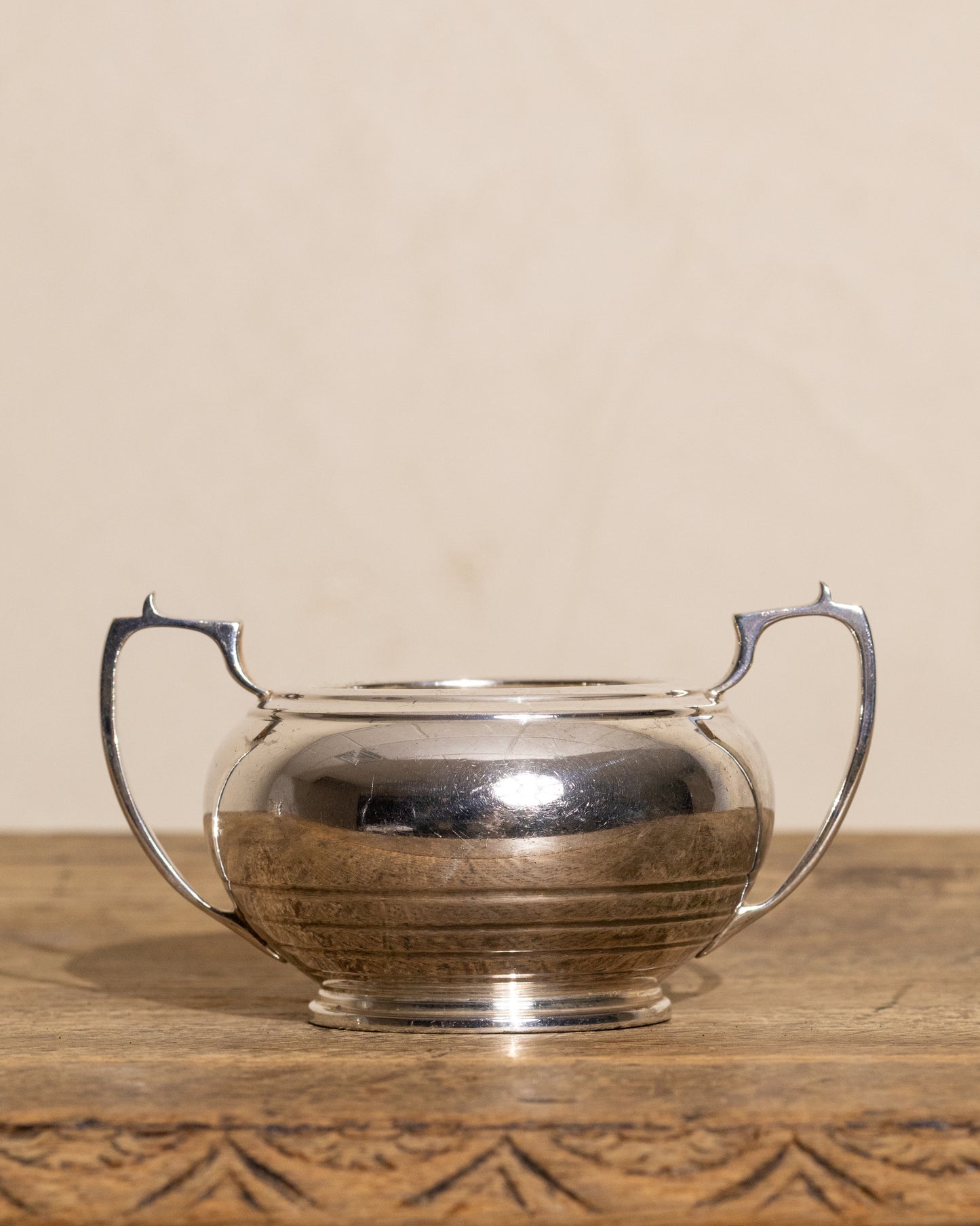 Art Deco Silver-Plated Sugar Bowl
