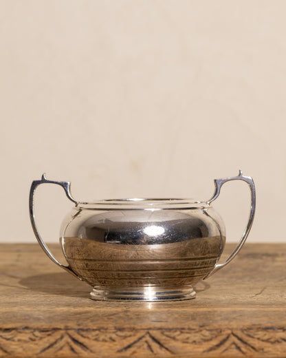 Art Deco Silver-Plated Sugar Bowl