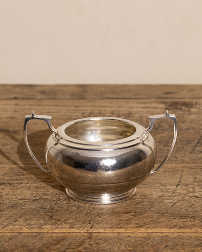 Art Deco Silver-Plated Sugar Bowl