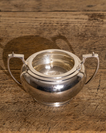 Art Deco Silver-Plated Sugar Bowl