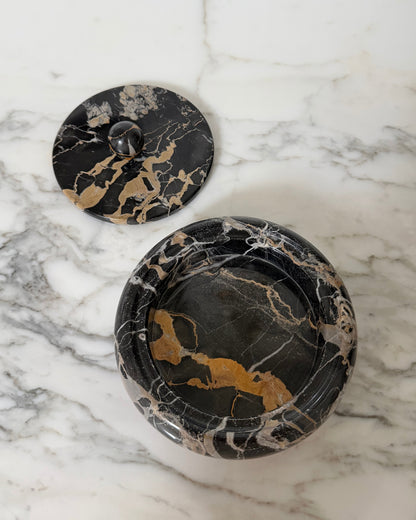 20th Century Italian Black Marble Box