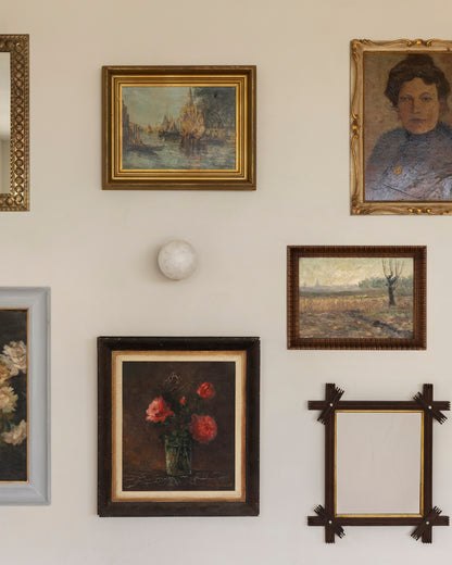 Antique Venetian Oil on Canvas, Signed R. Dabois