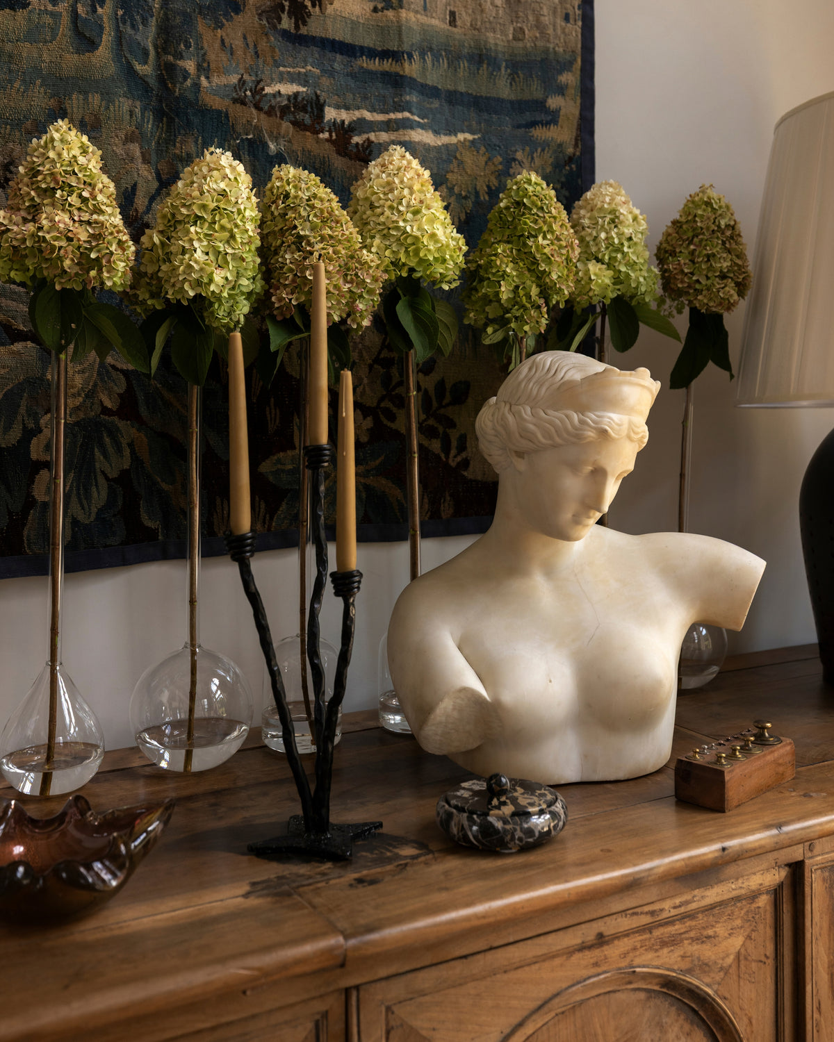 20th Century Italian Black Marble Box