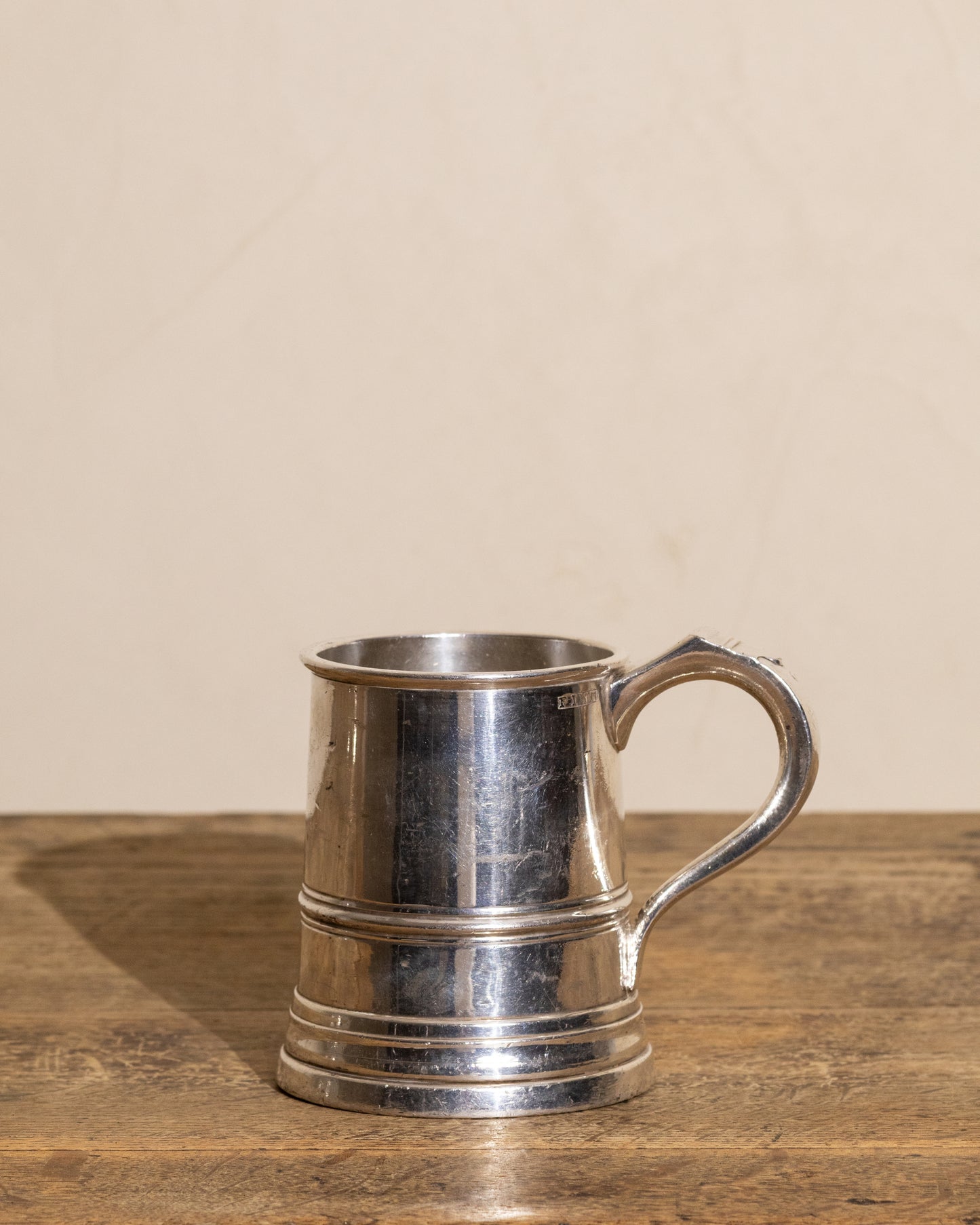 Silver-Plated Pint Tankard