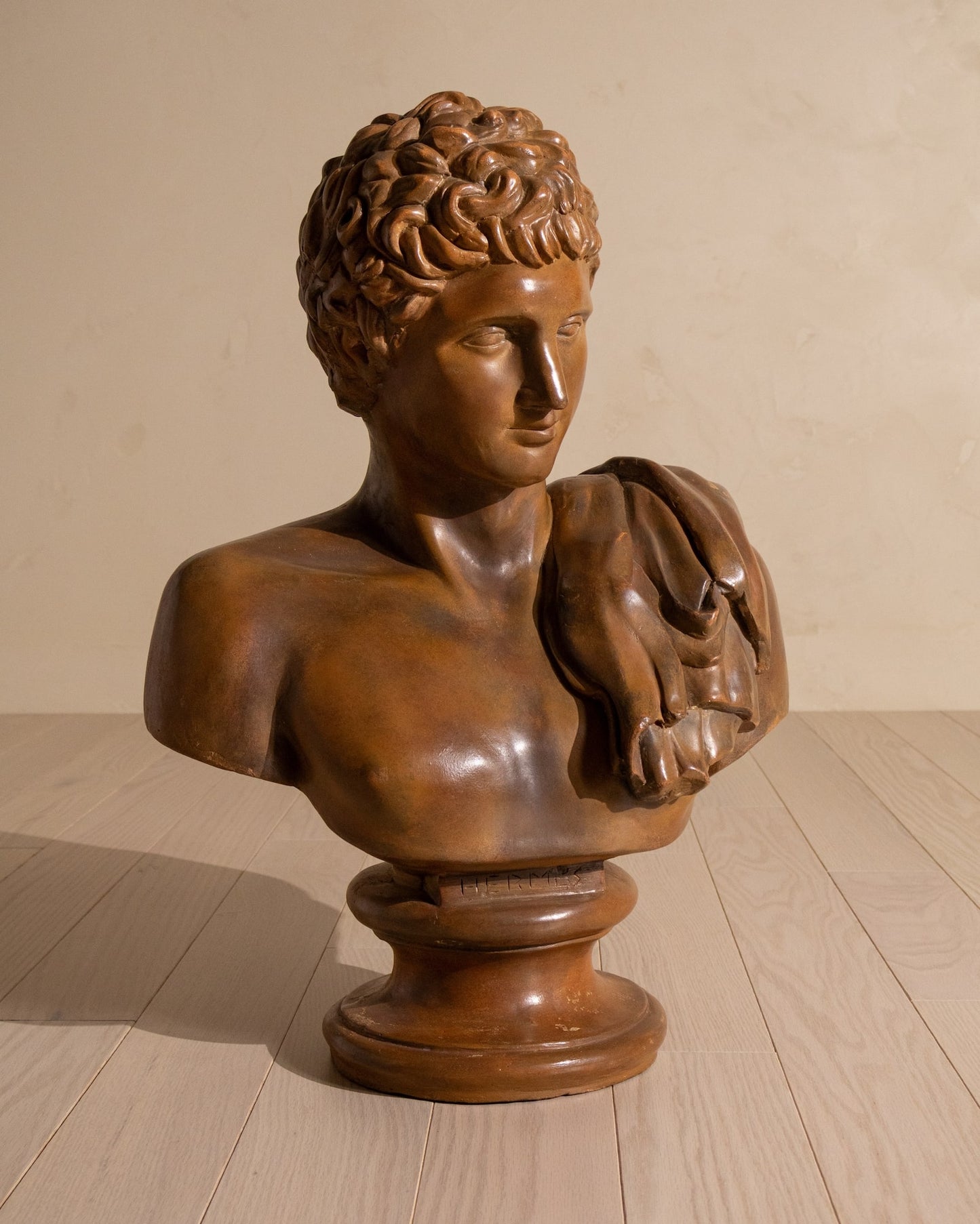 Early 20th Century Terracotta Bust of Hermes