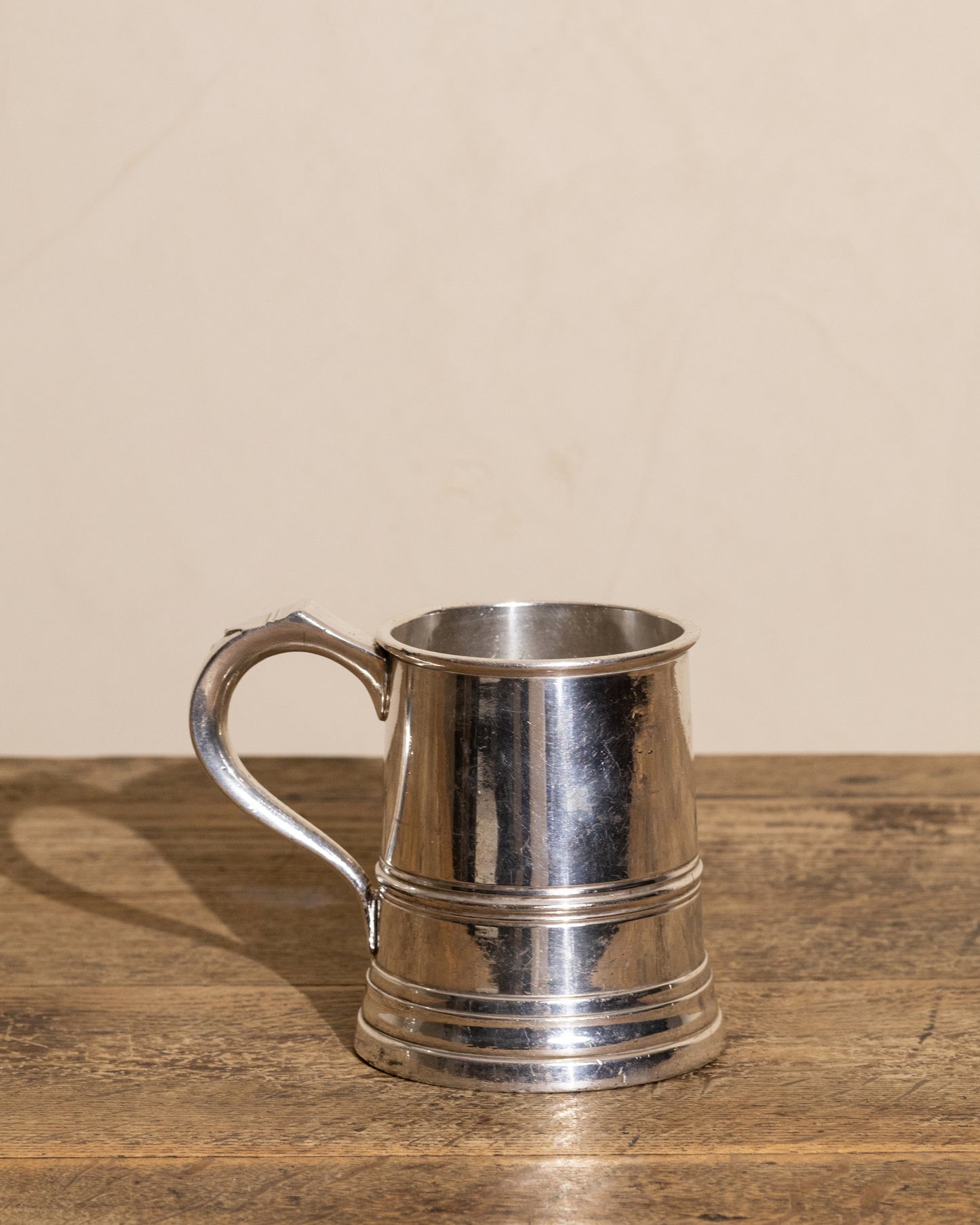 Silver-Plated Pint Tankard