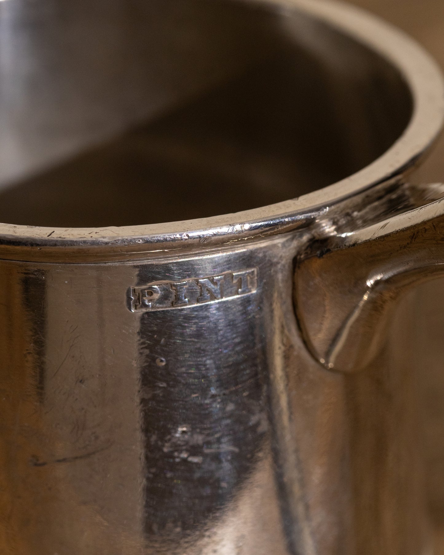 Silver-Plated Pint Tankard