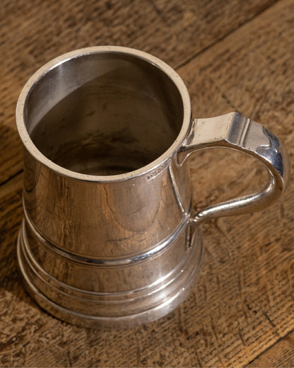 Silver-Plated Pint Tankard