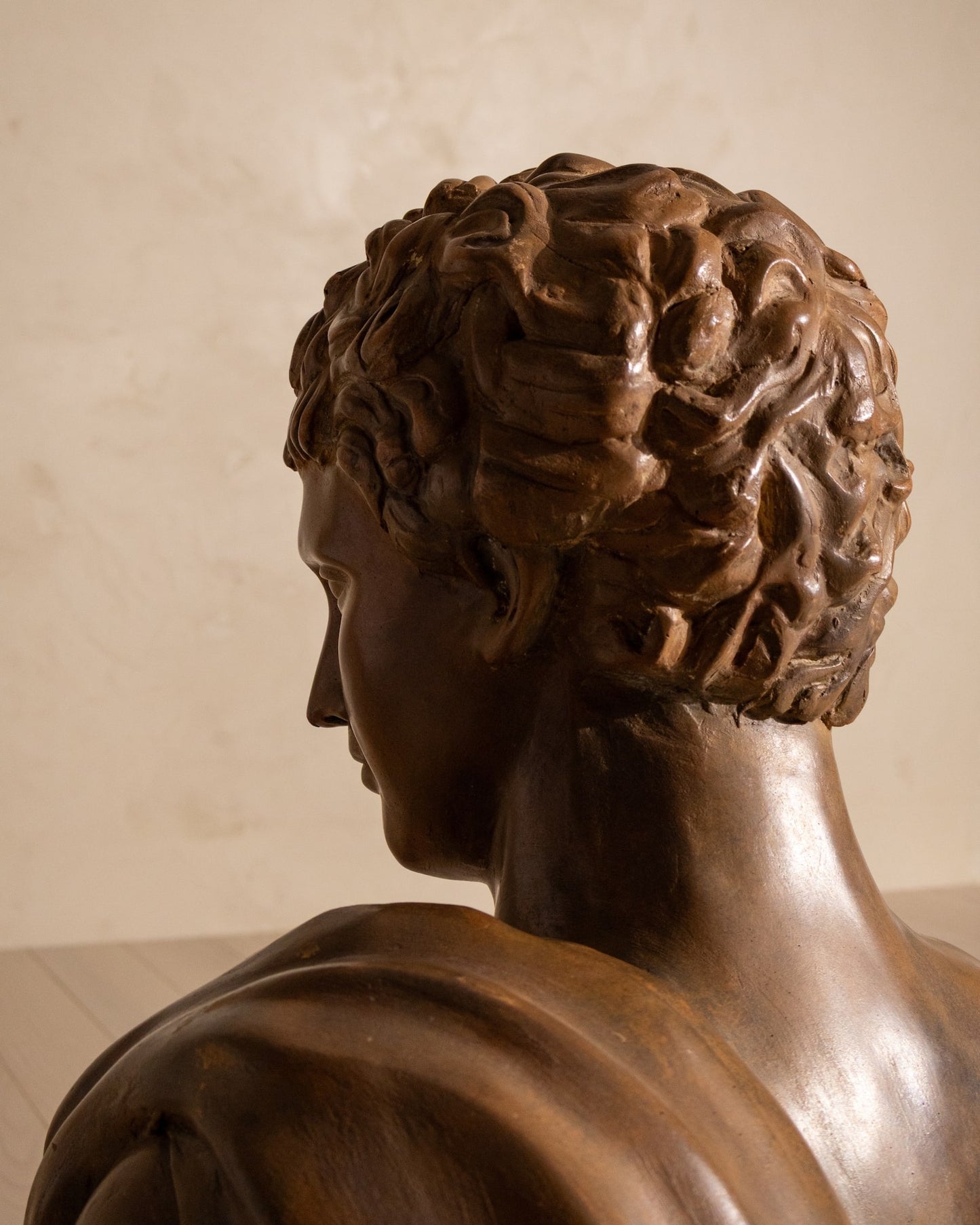 Early 20th Century Terracotta Bust of Hermes