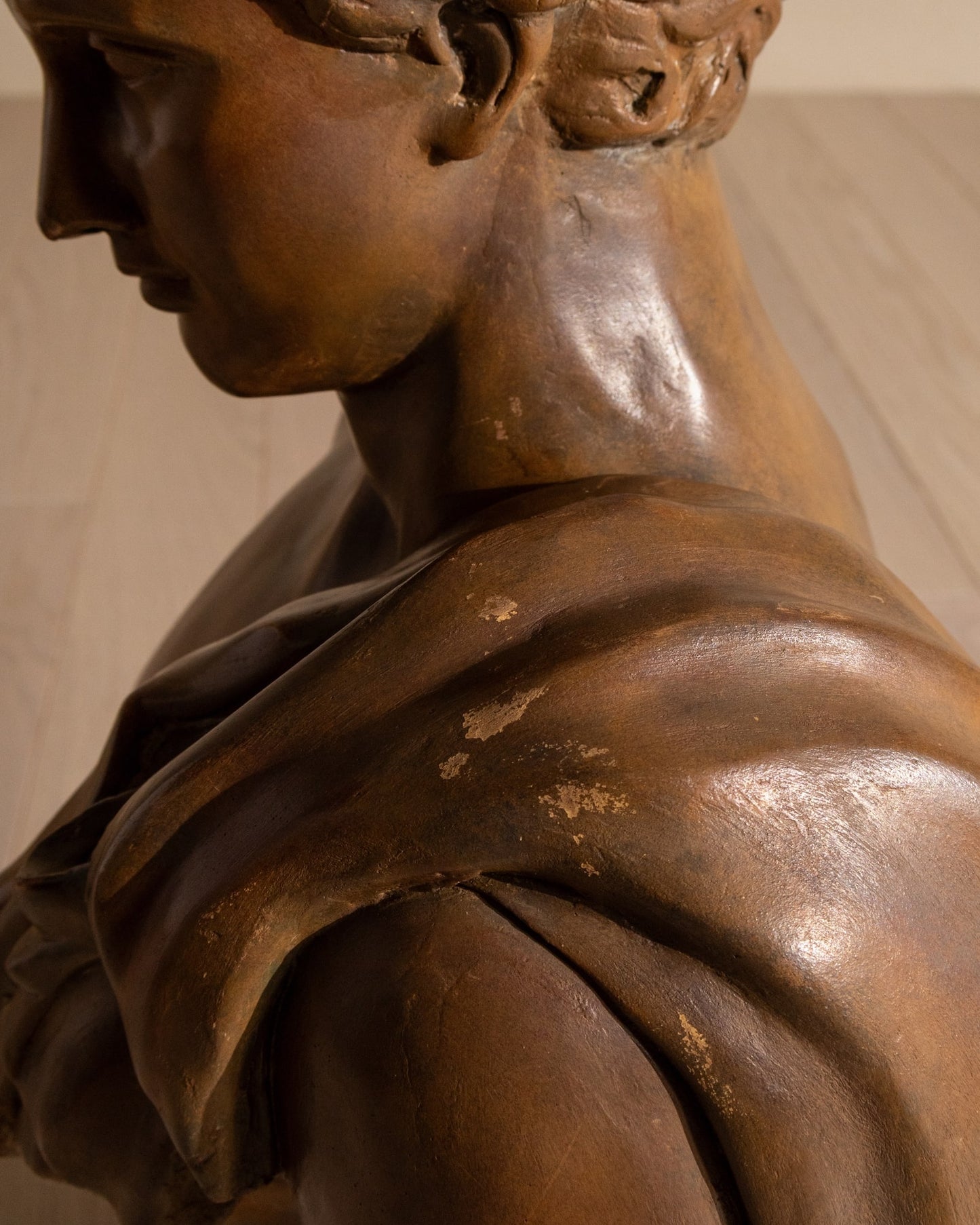 Early 20th Century Terracotta Bust of Hermes
