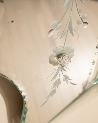 1950s French Venetian Style Mirror
