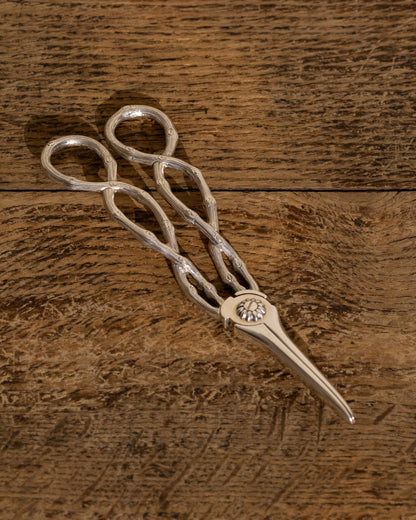 1839 Sterling Silver Grape Shears — Charles Rawlings & William Summers