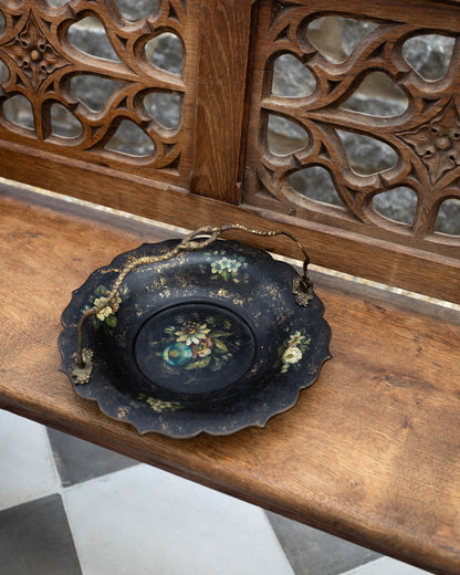 Victorian Papier-Mâché Cake Basket