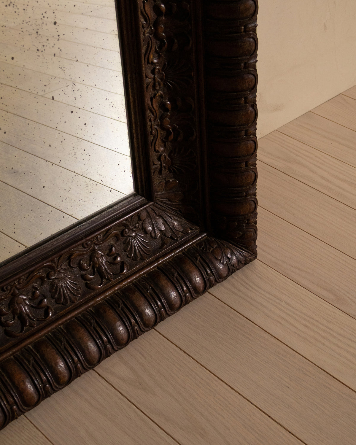 18th Century Italian Carved Wood Mirror