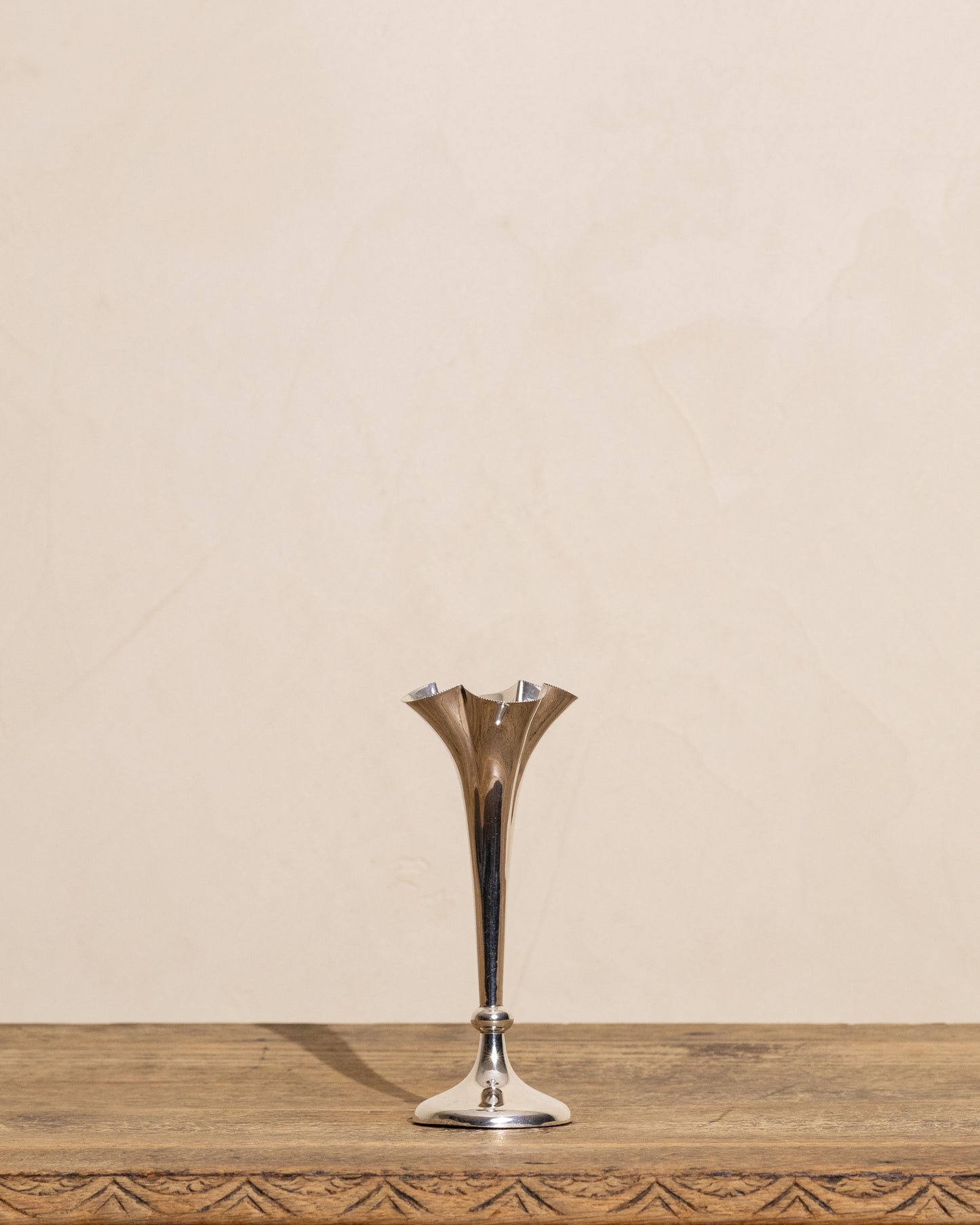 Sterling Silver Trumpet Vase