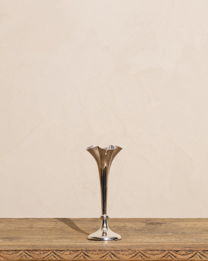 Sterling Silver Trumpet Vase