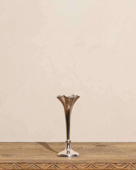 Sterling Silver Trumpet Vase