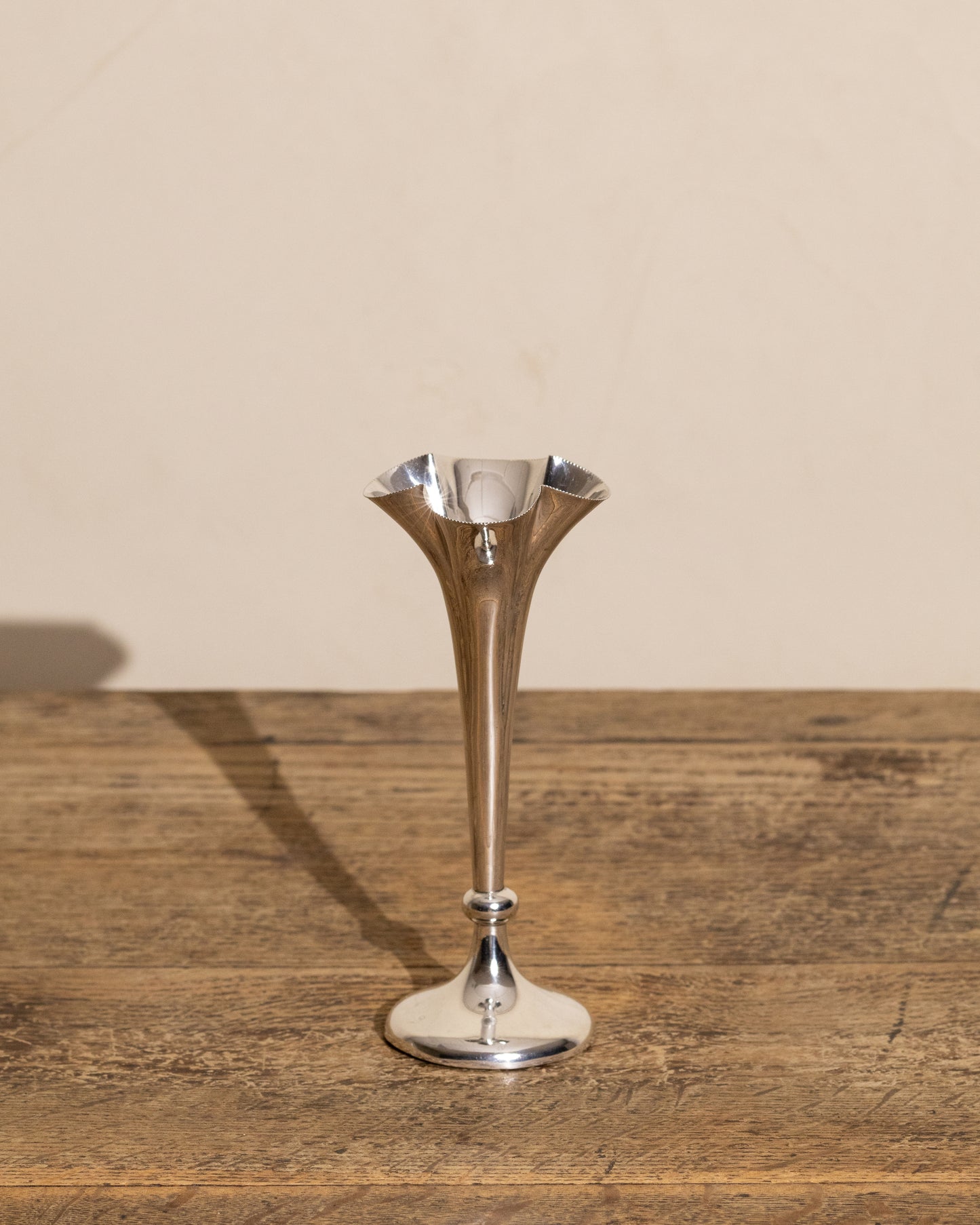 Sterling Silver Trumpet Vase