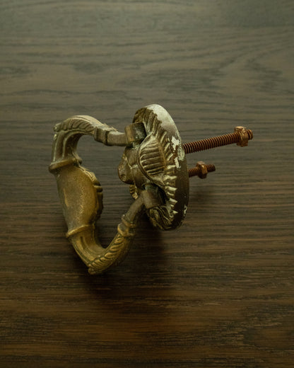 Vintage Brass Lion Door Knocker