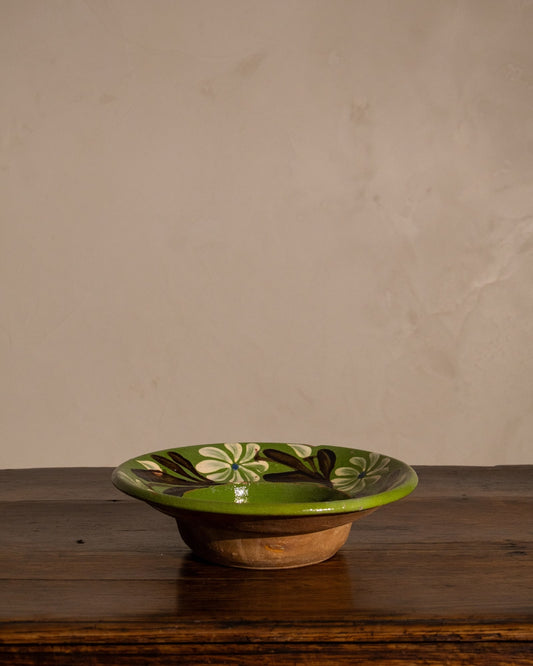 Hand-Painted Hungarian Slipware Bowl