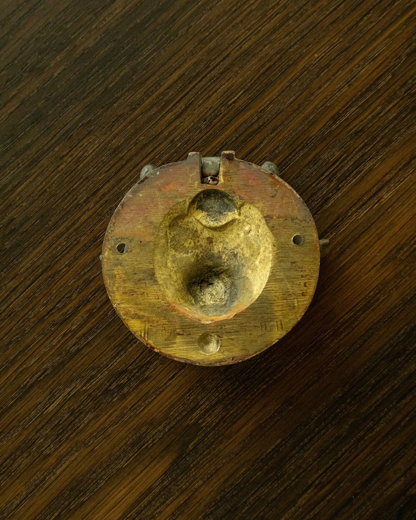 Small Vintage Brass Lion Door Knocker