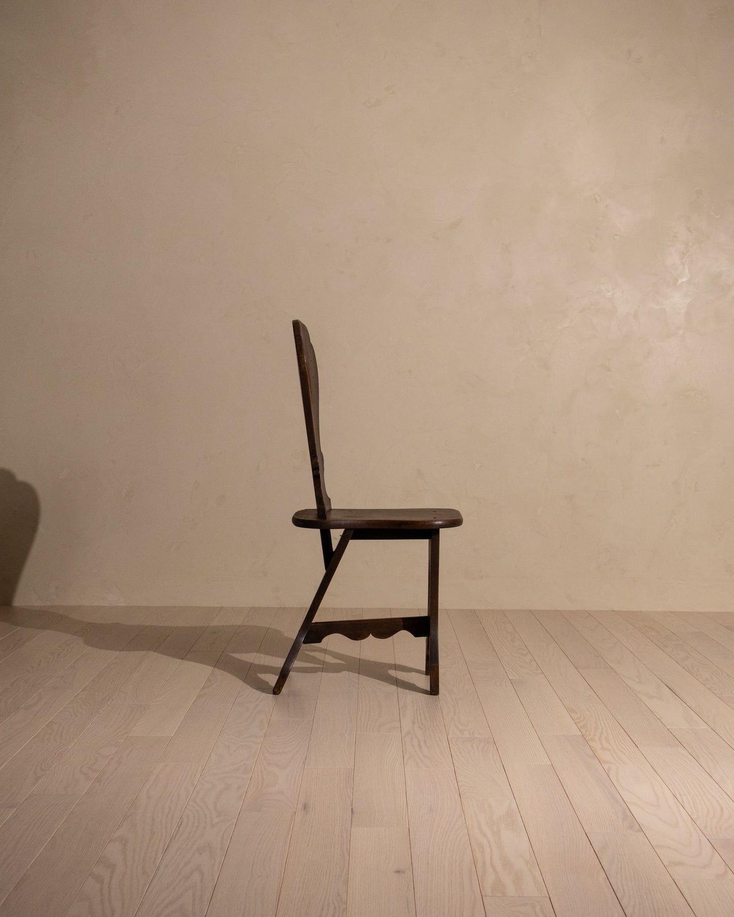 Early 19th Century Georgian ‘Sgabello’ Oak Hall Chair