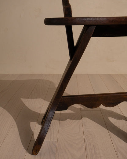 Early 19th Century Georgian ‘Sgabello’ Oak Hall Chair