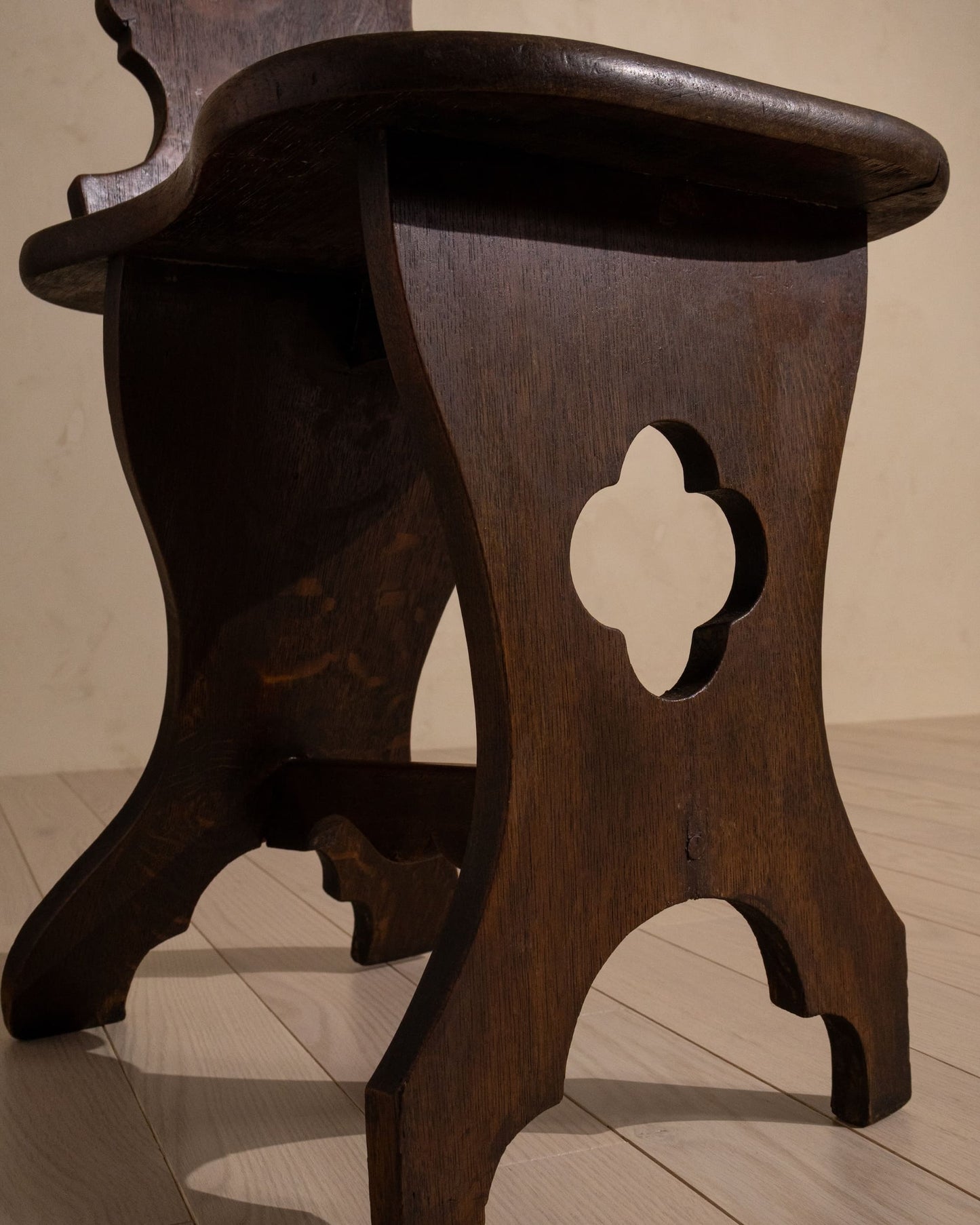 Early 19th Century Georgian ‘Sgabello’ Oak Hall Chair