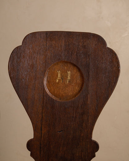 Early 19th Century Georgian ‘Sgabello’ Oak Hall Chair