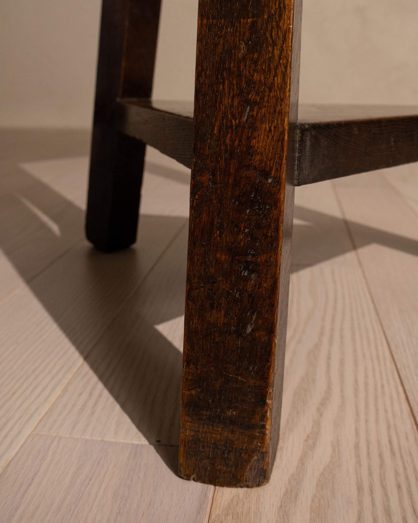 Early 20th-Century Elm and Oak Occasional Table