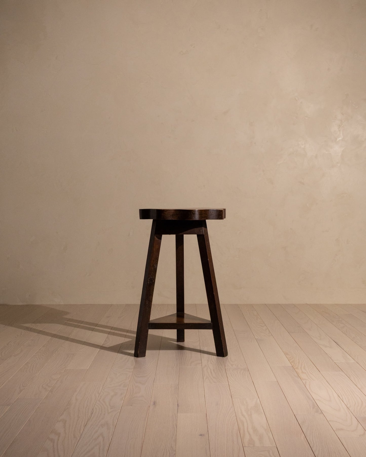 Early 20th-Century Elm and Oak Occasional Table