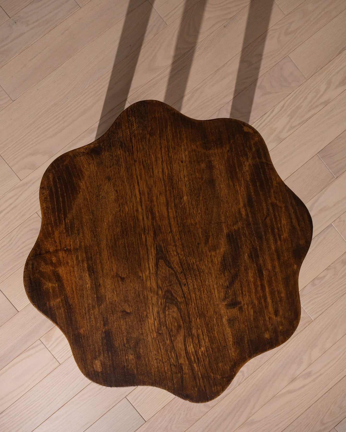 Early 20th-Century Elm and Oak Occasional Table